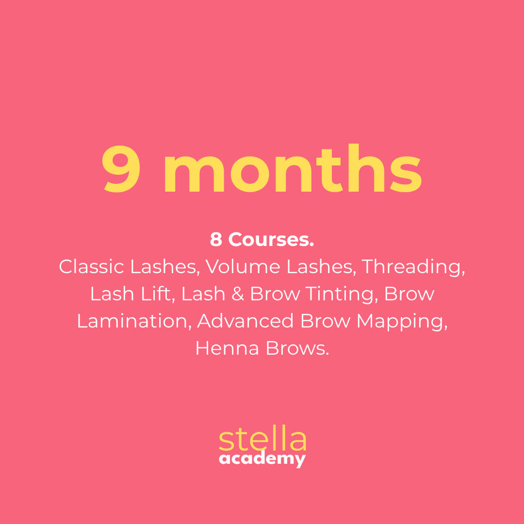 Nine-month Lash and Brow Mastery Programme