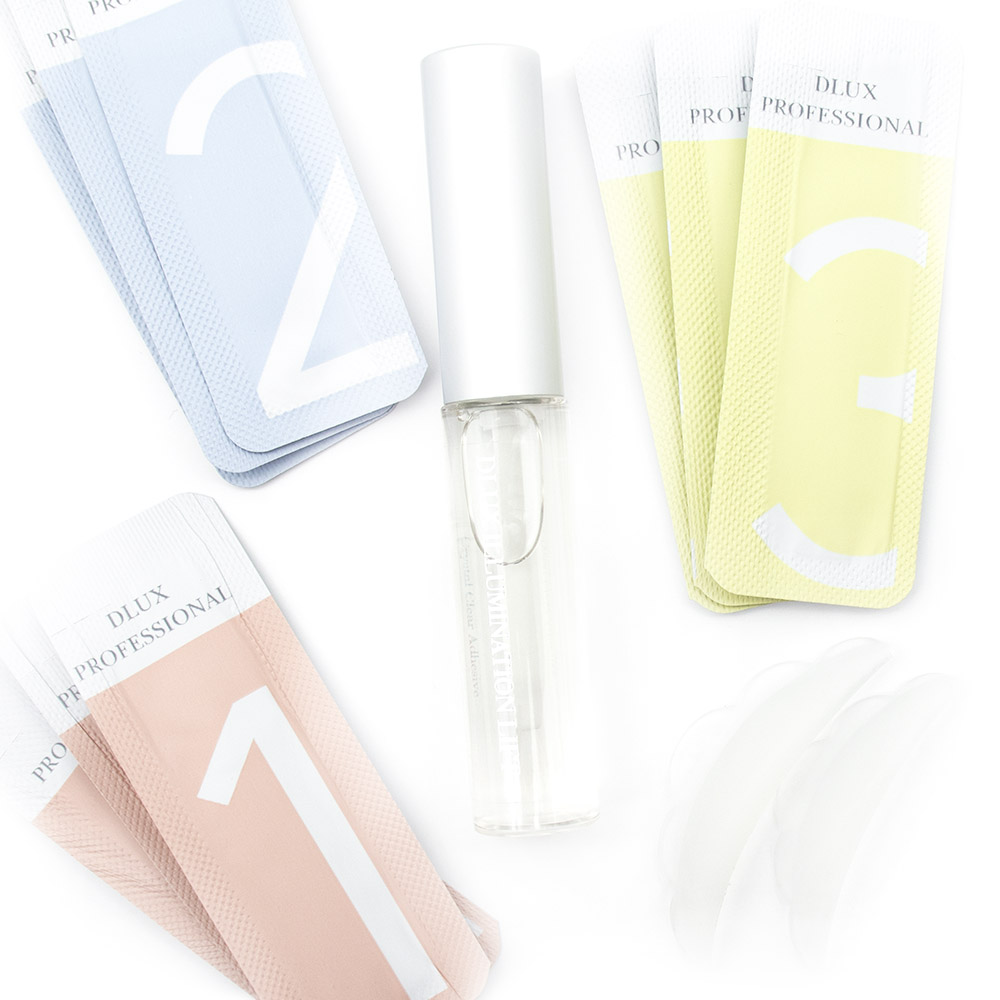 Lash lifting products and tools