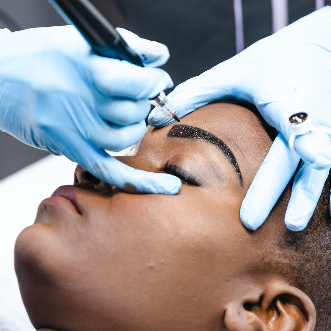 Machine ombré brow training