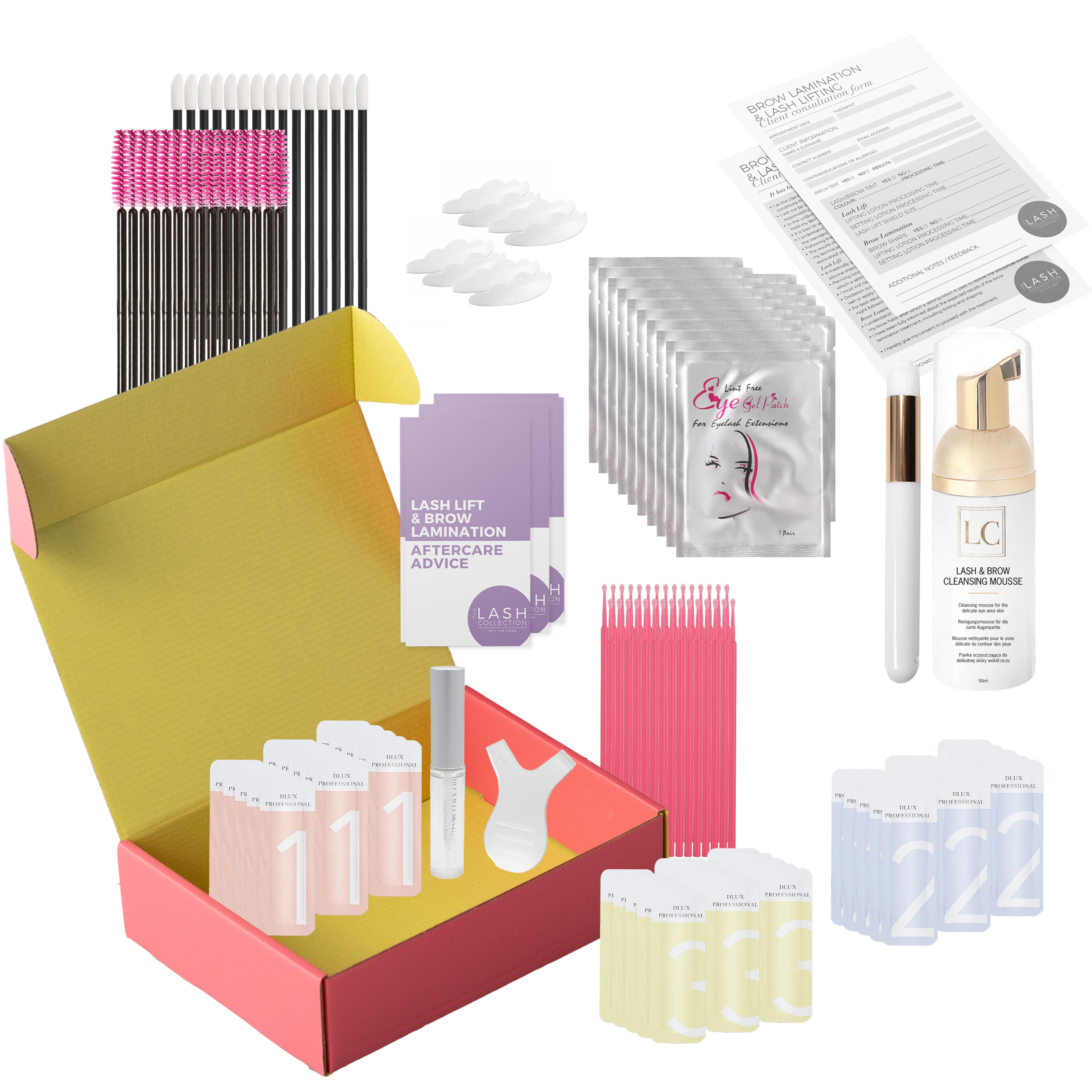 Lash Lift Starter Kit and included products