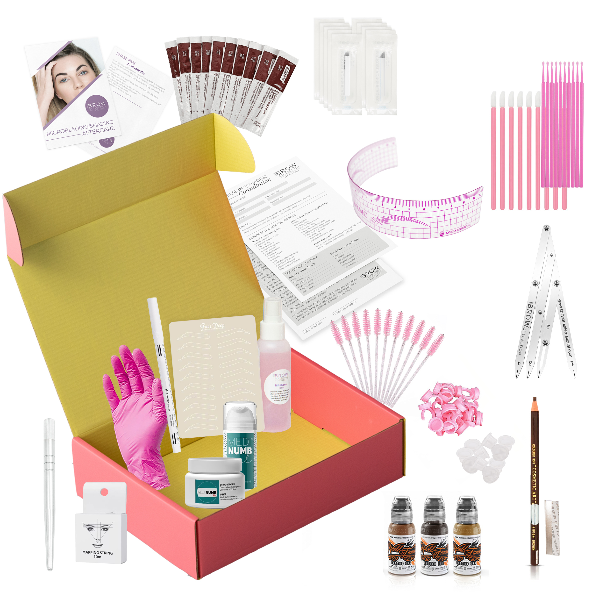 Microblading Basic Starter Kit and included products